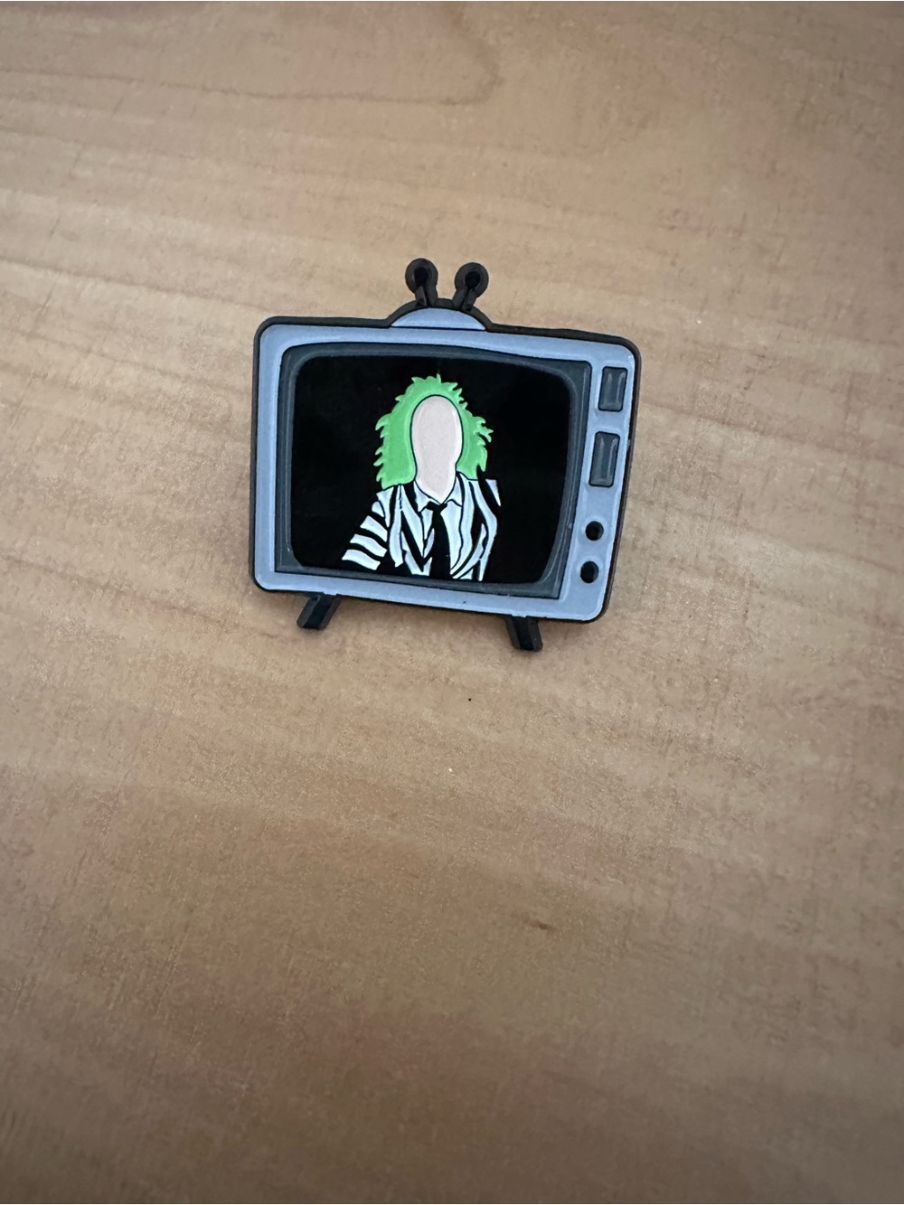 Beetlejuice TV Enamel Pin